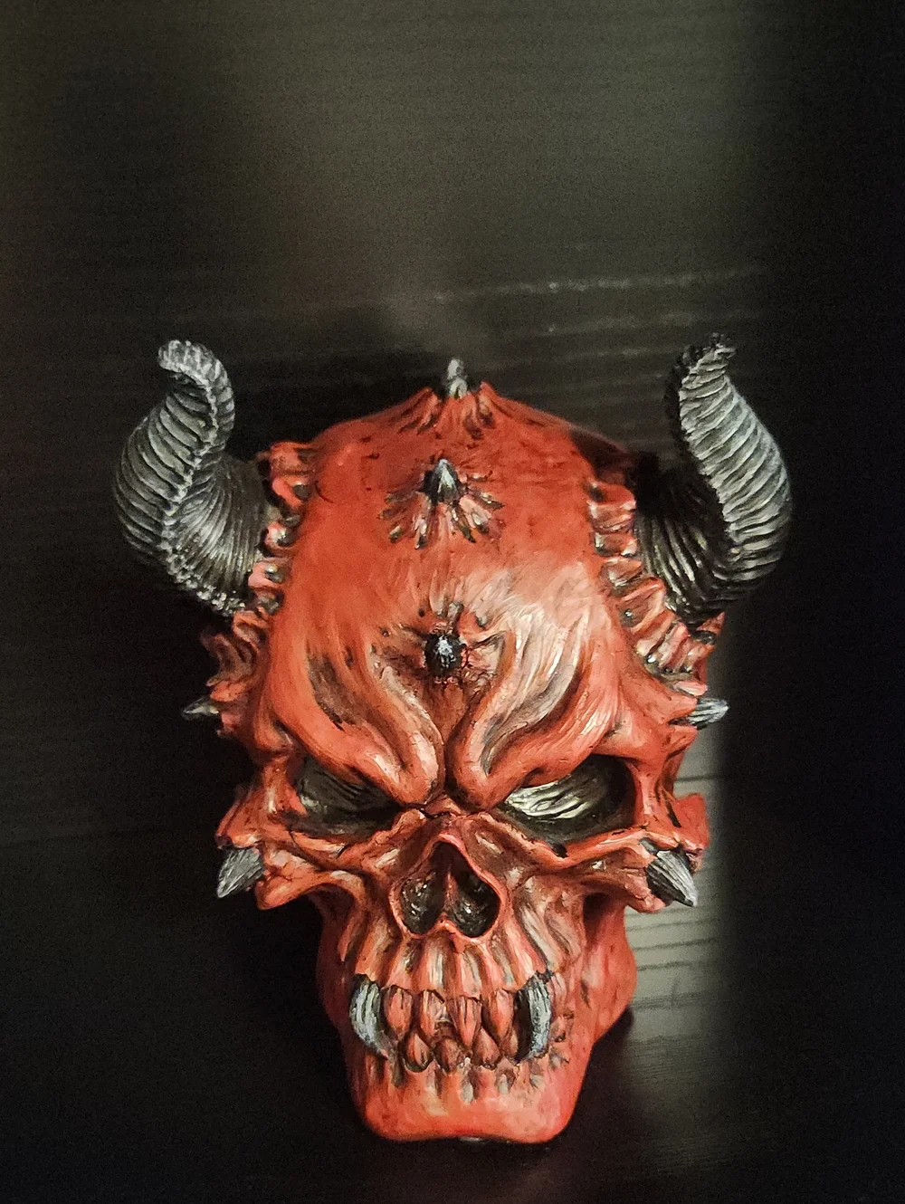 Spirit Halloween Demon Skull Wall Decor - Gothic Home Accent